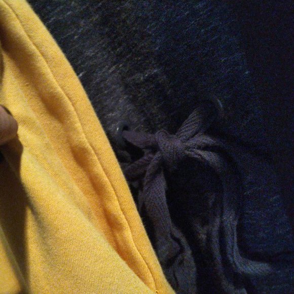 BUNDlE ST-Med Yellow fun t-shirt dress w.graphic Cardi. NY&C Soho St - Picture 5 of 6